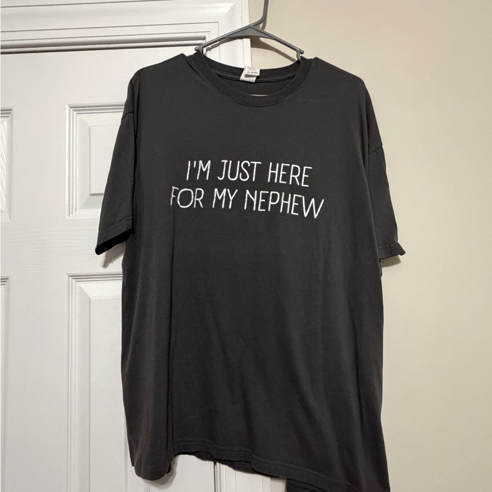 Gray Graphic T-Shirt “Nephew”